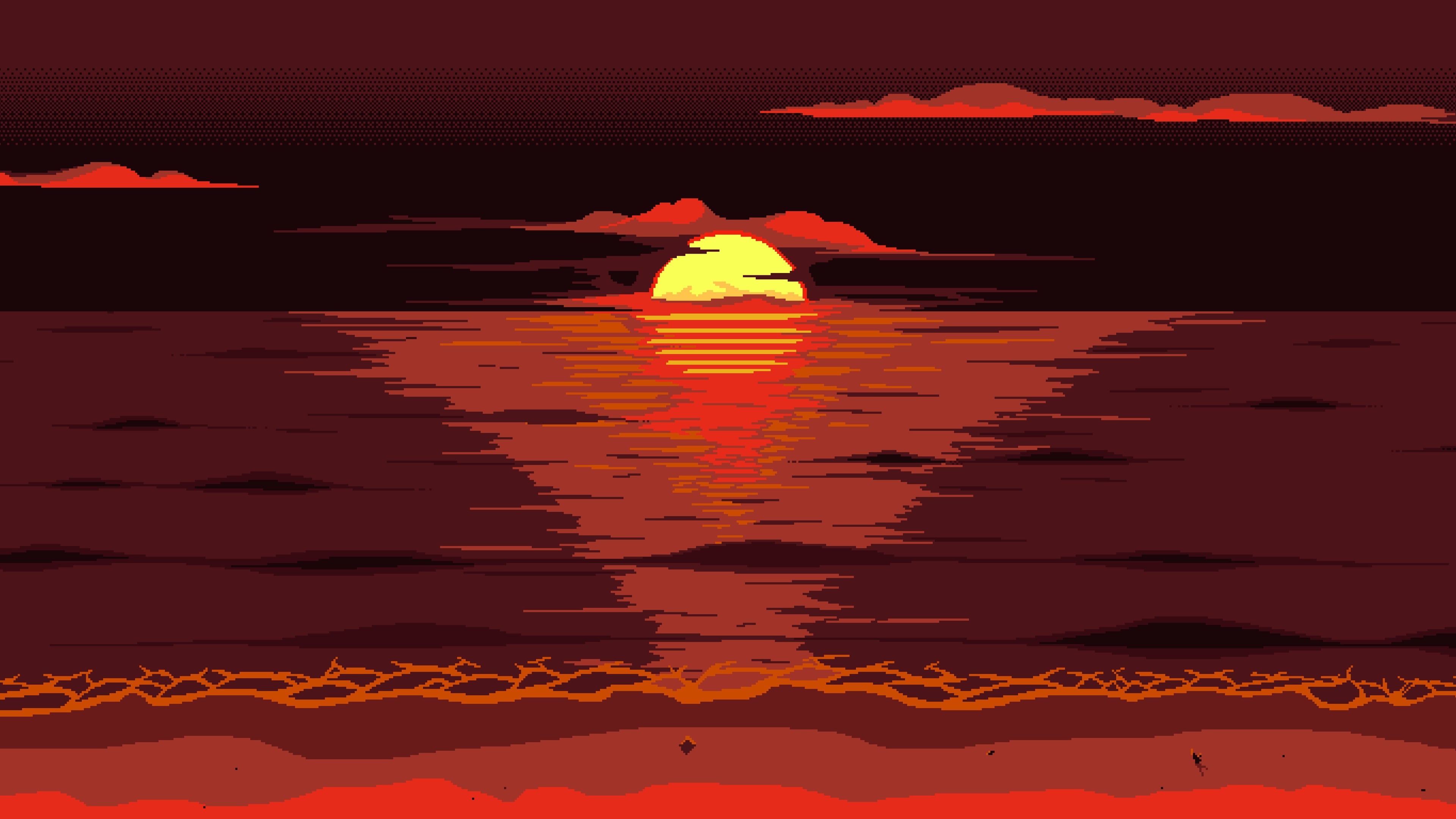 mountain sunset android pixel live wallpaper