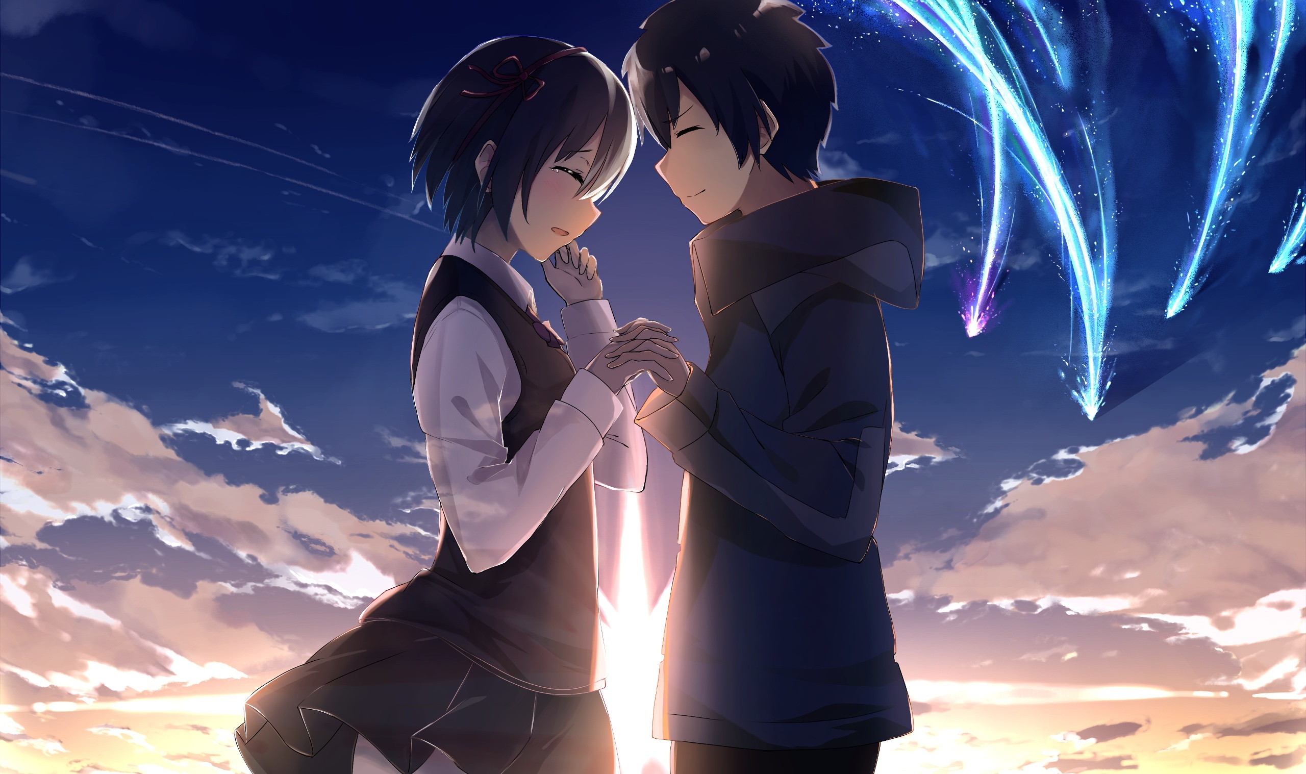 Kimi No Nawa Anime Couple 5k Wallpaper,HD Anime Wallpapers,4k Wallpapers,Images,Backgrounds,Photos  and Pictures