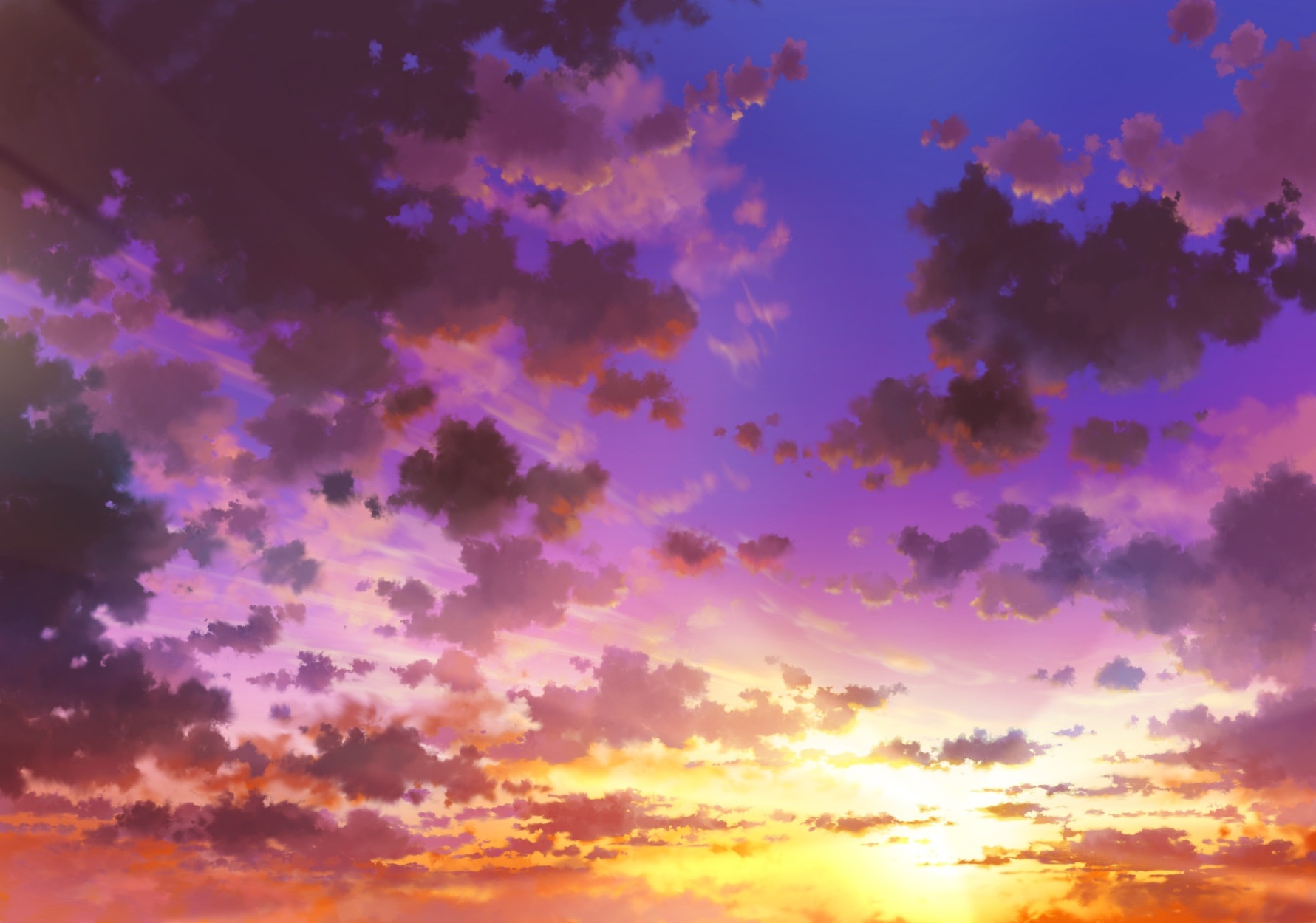Anime Clouds Wallpapers - Wallpaper Cave