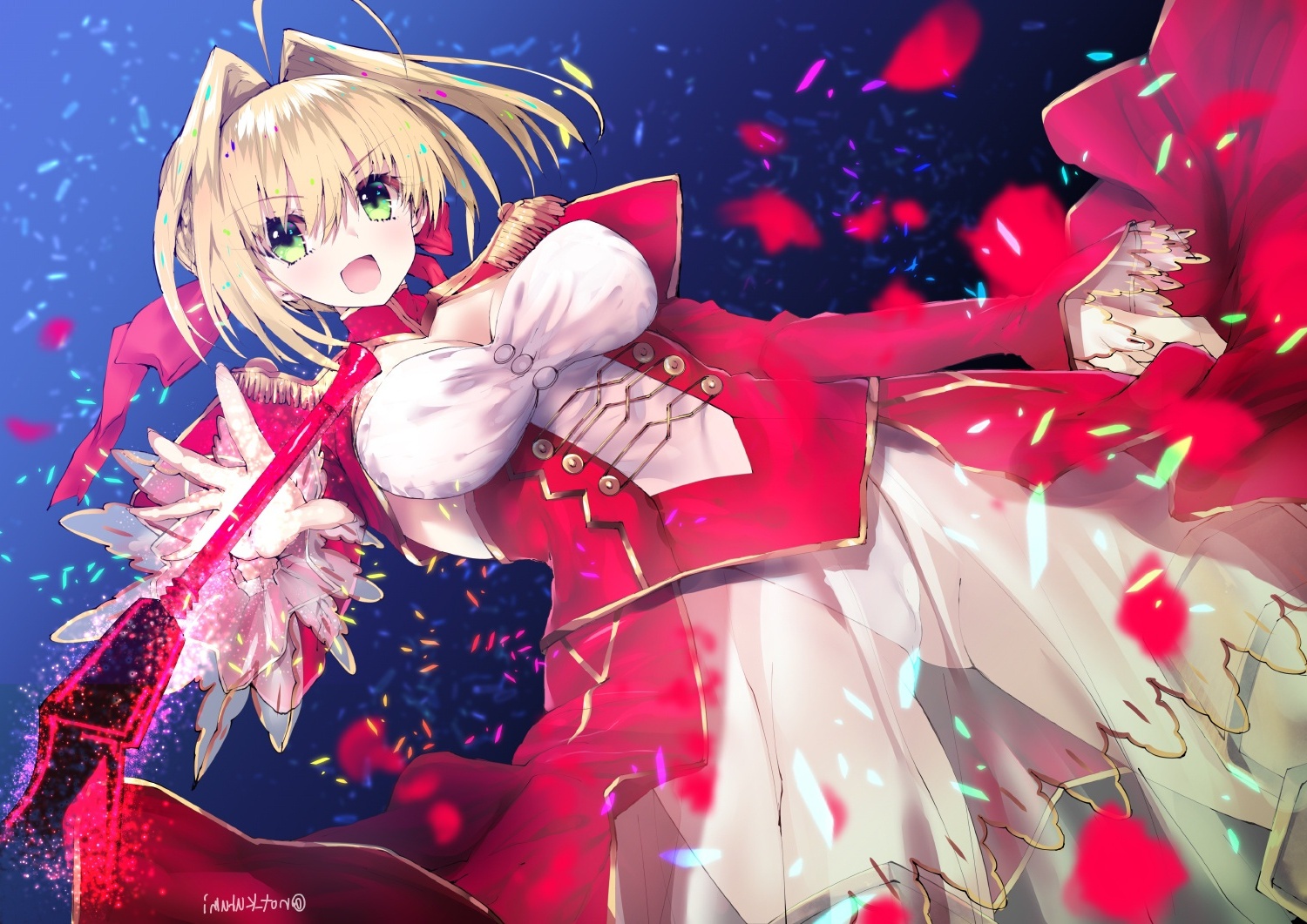 Wallpaper Saber, Fate Stay Night, Fate Series, Blonde, Smiling, Dress ...