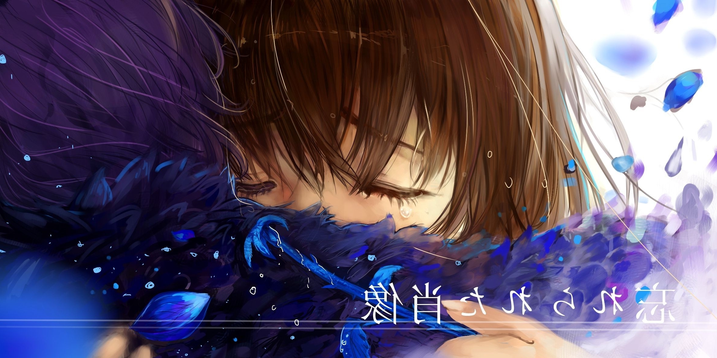 Anime Hug, crying couple hug anime HD wallpaper | Pxfuel