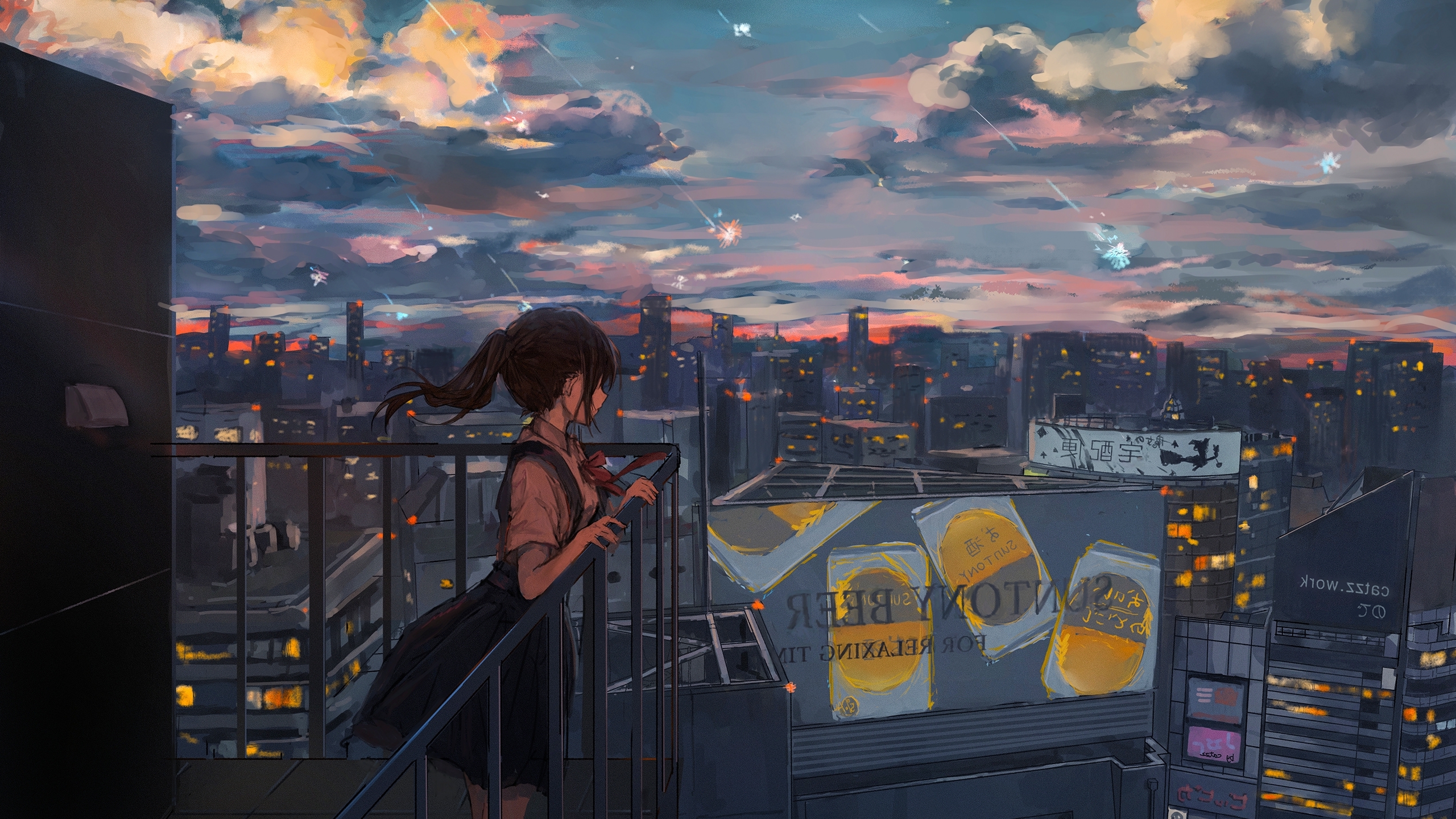 Anime girl falling HD wallpapers | Pxfuel
