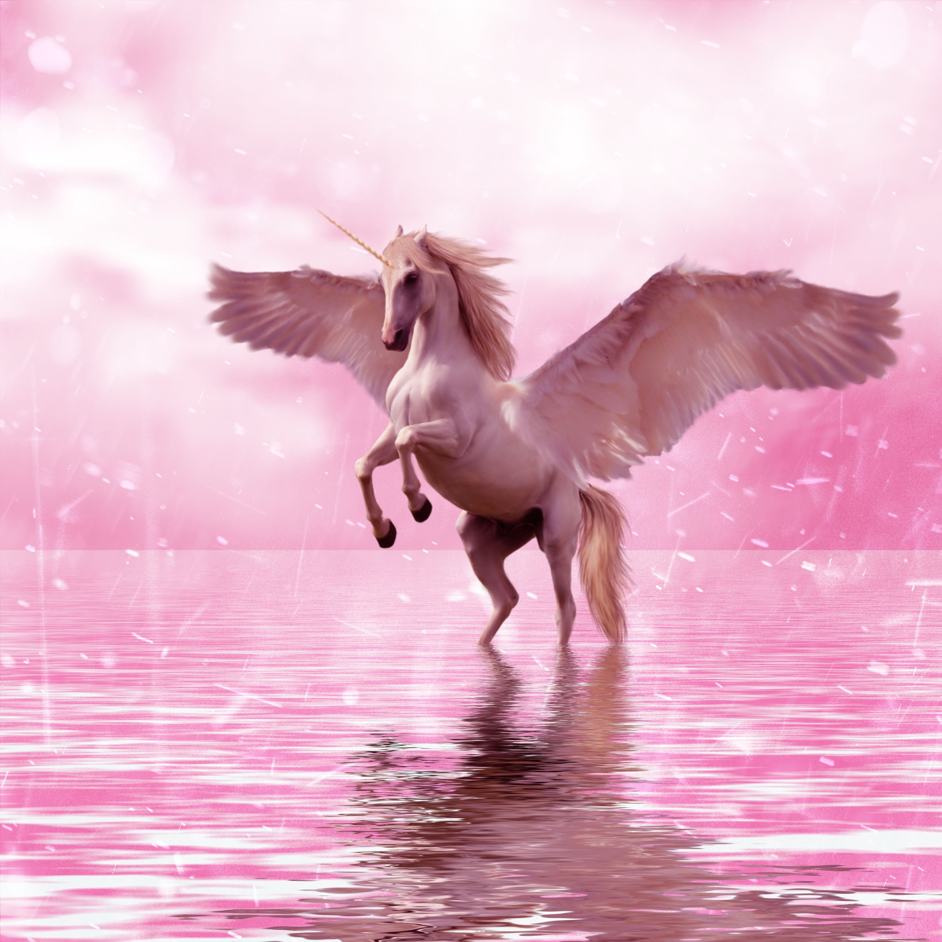 Розовый конь стихотворение. Лошади Единороги пегасы. Лошадь с крыльями. Крылатый Единорог. Единорог с крыльями.