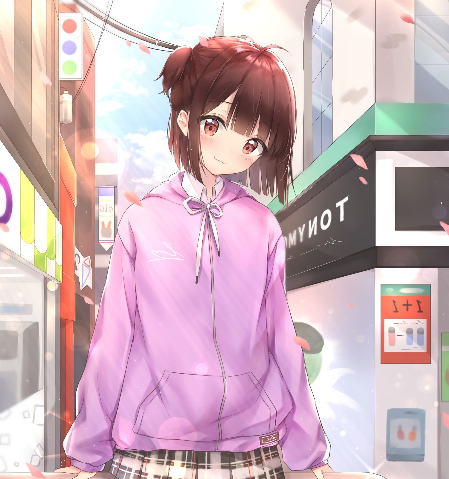 higuchi madoka, short hair, the idolmaster shiny colors, hoodie, sweater,  Anime, HD mobile wallpaper | Oog
