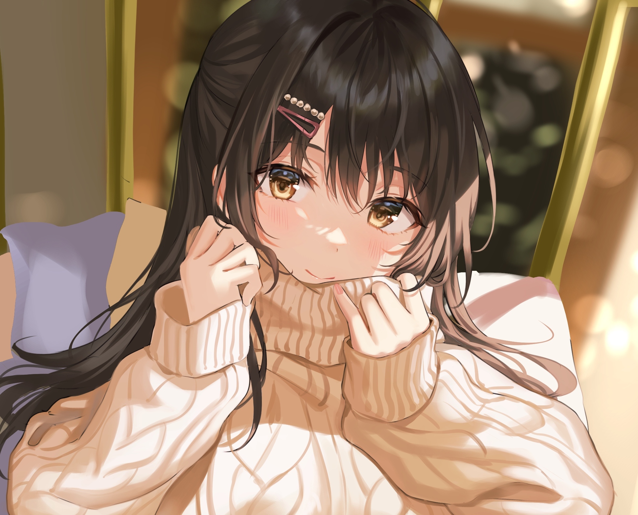 Sweater Girl | Anime Art Amino