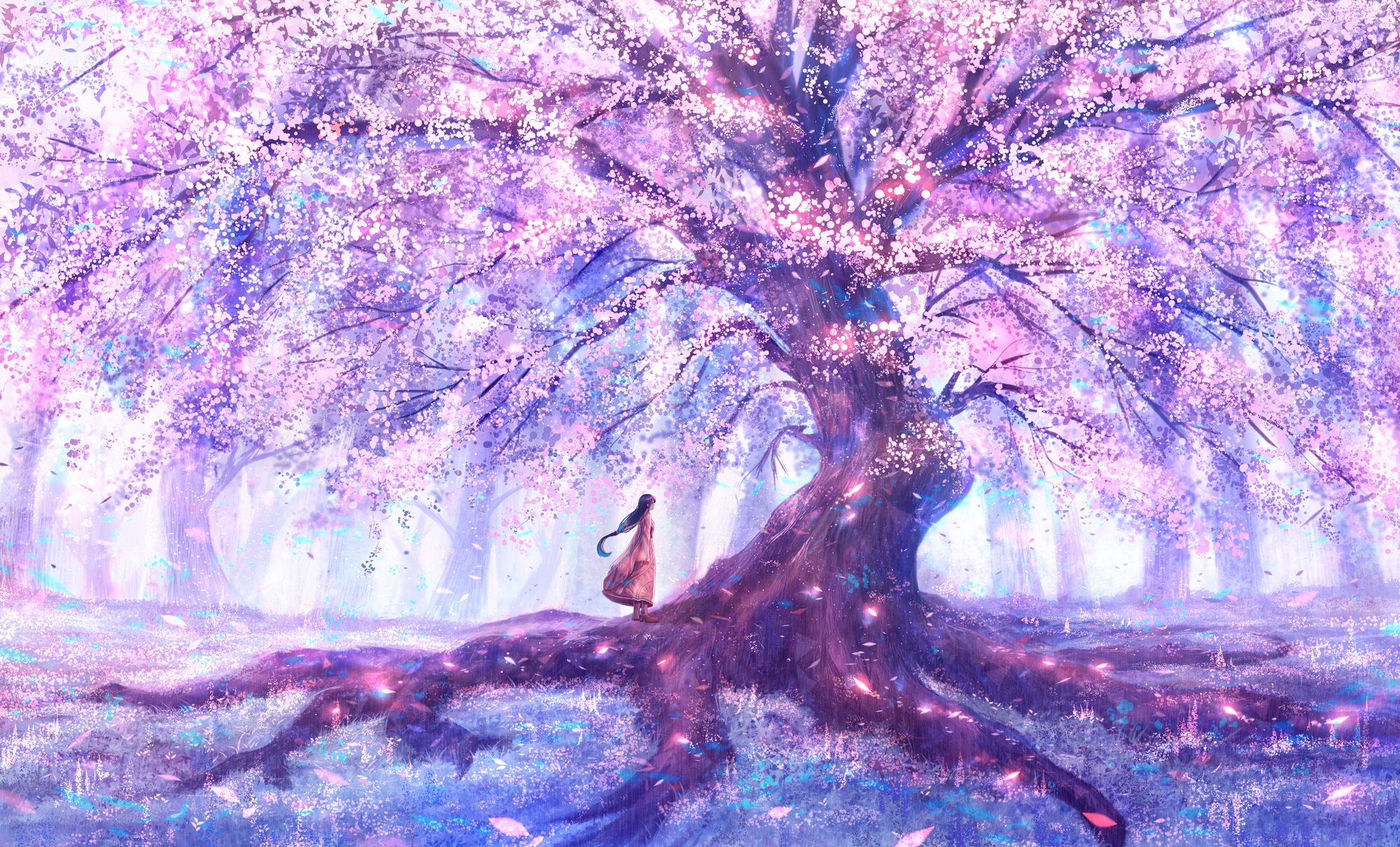 Aesthetic Cherry Blossom Background GIF | GIFDB.com