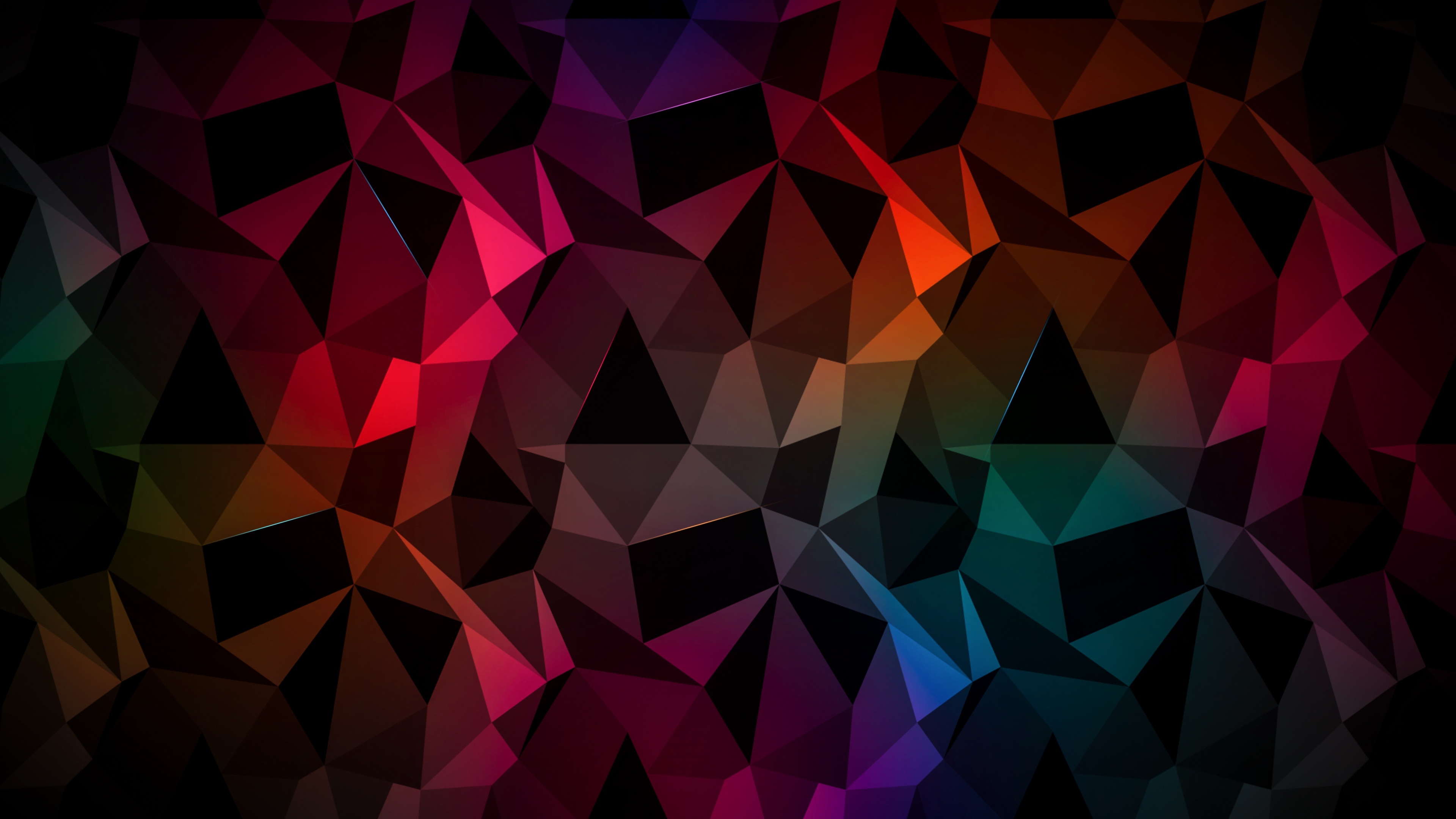 Wallpaper Triangles Low Poly Shapes Geometry Pattern Resolution