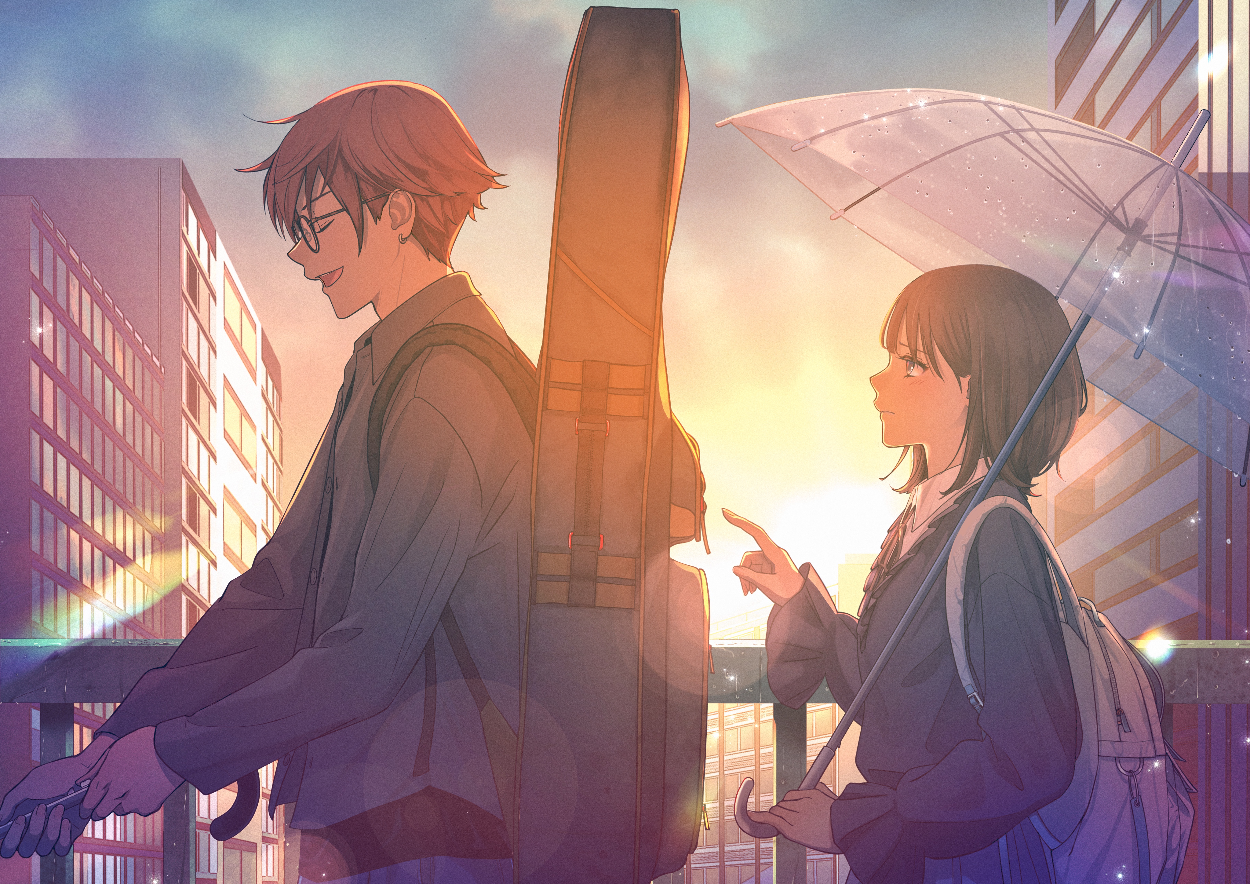 Anime couple profile HD wallpapers