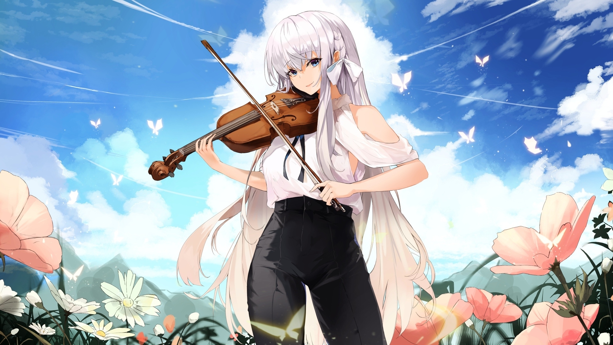 Песня саруханова скрипка. Девушка со скрипкой арт.