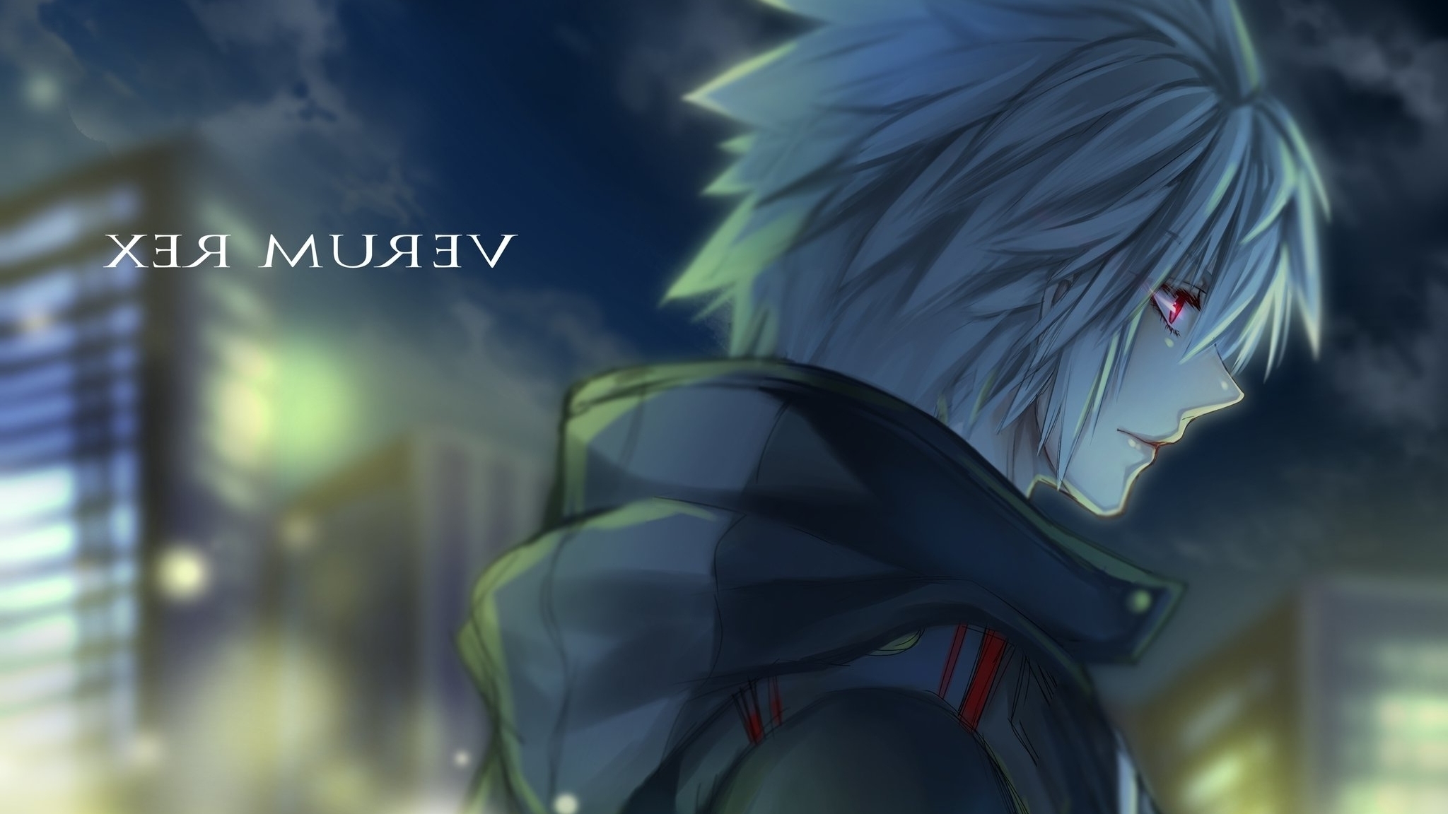 Wallpaper Anime Games Kingdom Hearts Iii Verum Rex Profile View Red Eye Resolution 48x1446 Wallpx