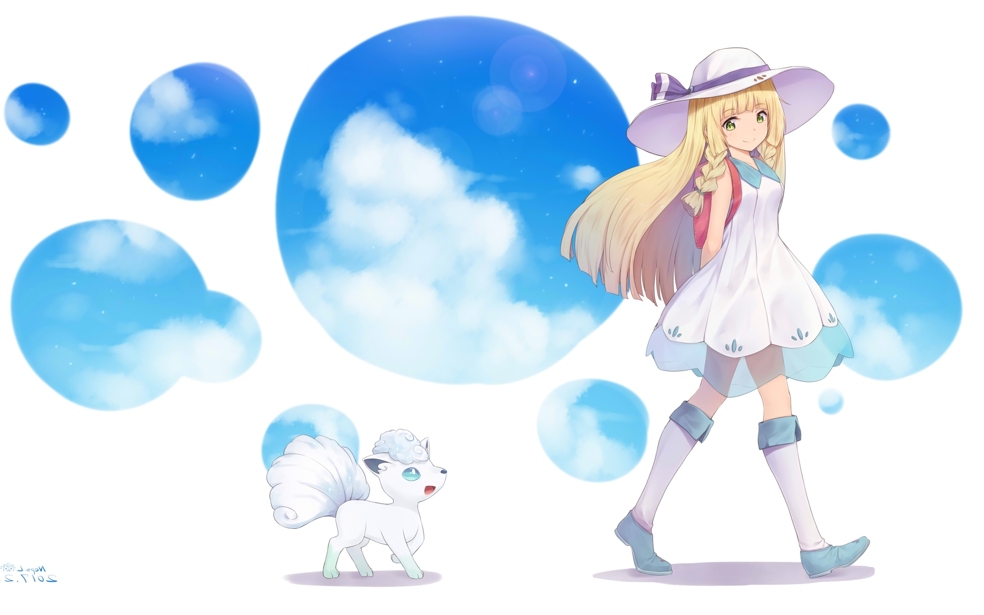 Download Pokemon Clouds Wallpaper 1920x1200, Wallpoper #