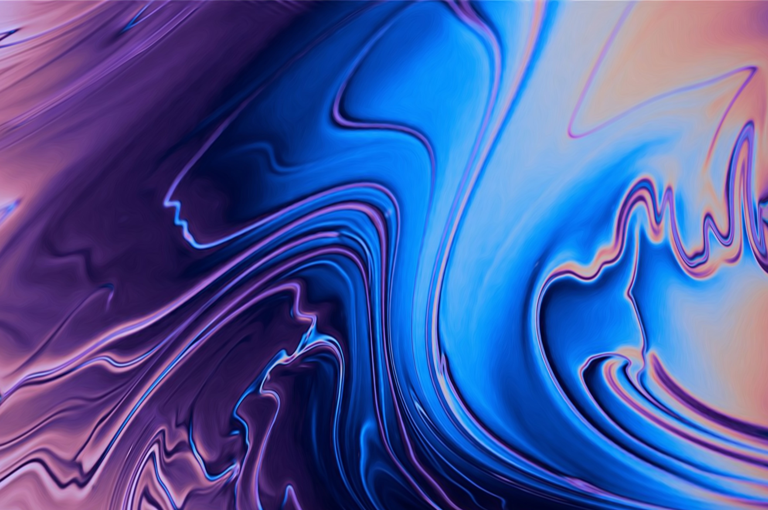 Wallpaper Stains, Blue Liquid - Resolution:5120x2880 - Wallpx
