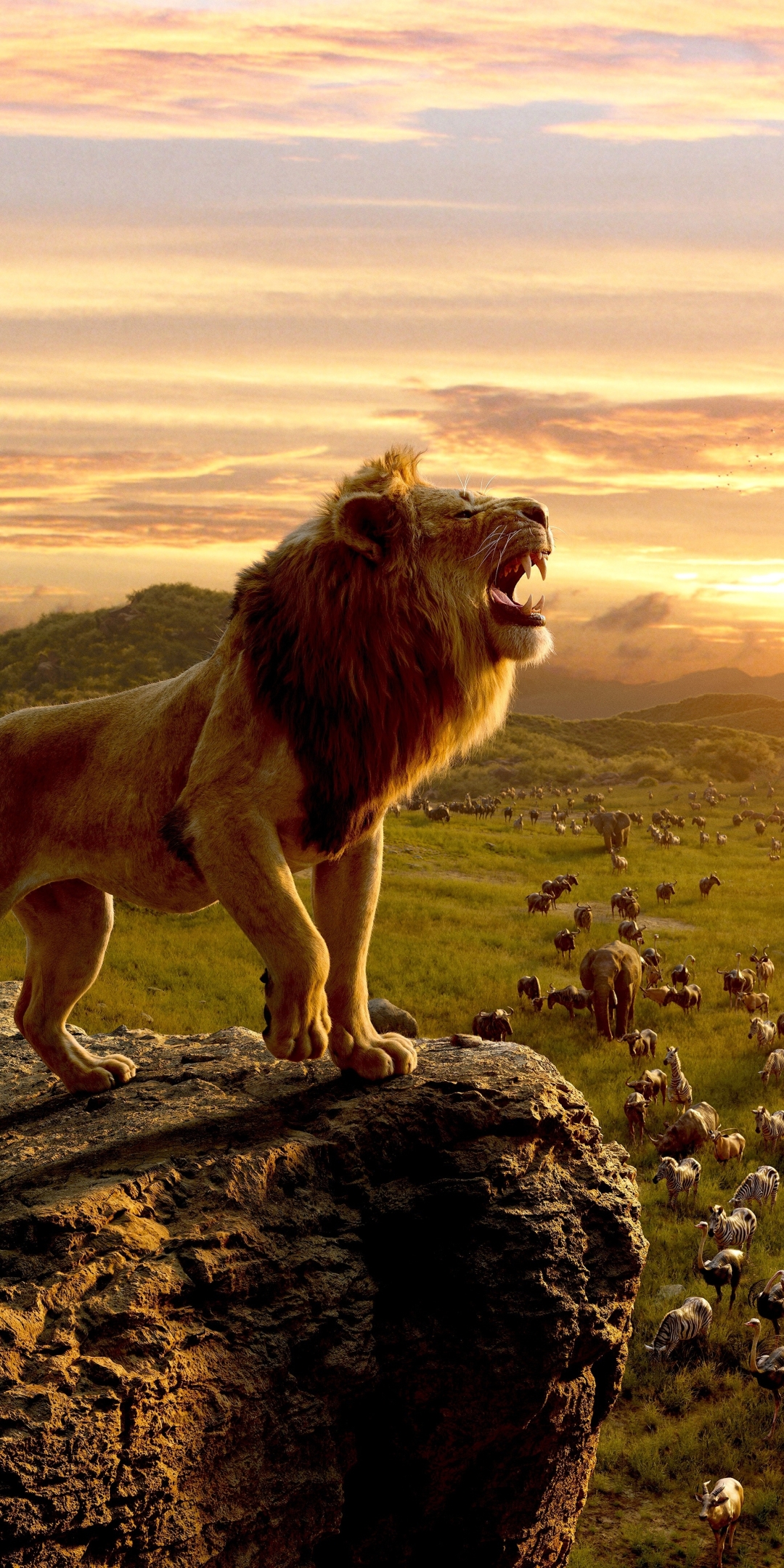 Wallpaper Cliff, Simba, Roar, The Lion King - Resolution:3375x3712 - Wallpx