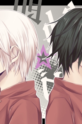 Wallpaper Profile View, Shoujo, Gloves, White Hair, Glasses, Anime Boys