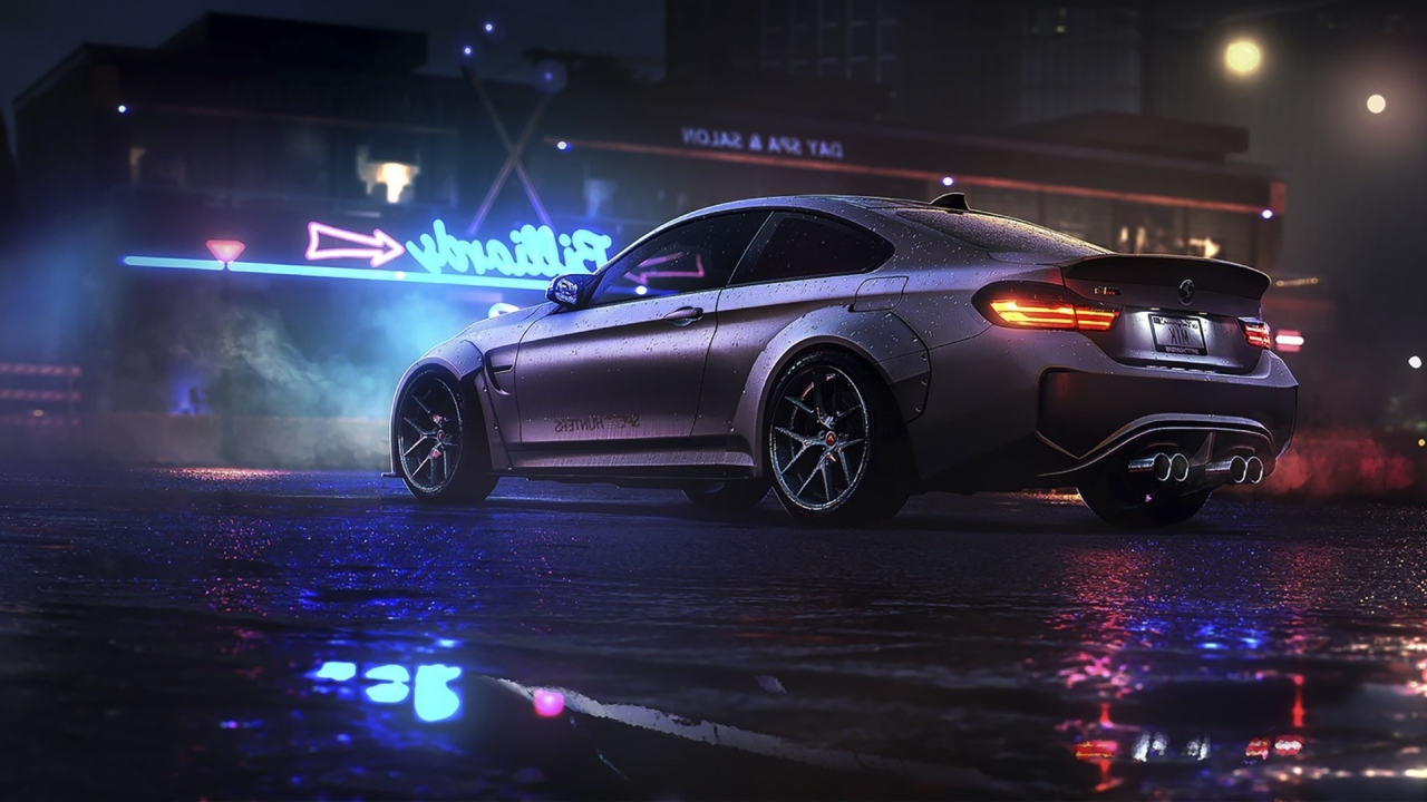 Wallpaper Sport, Water Drops, Cars, Side View, Night, Bmw - Resolution ...