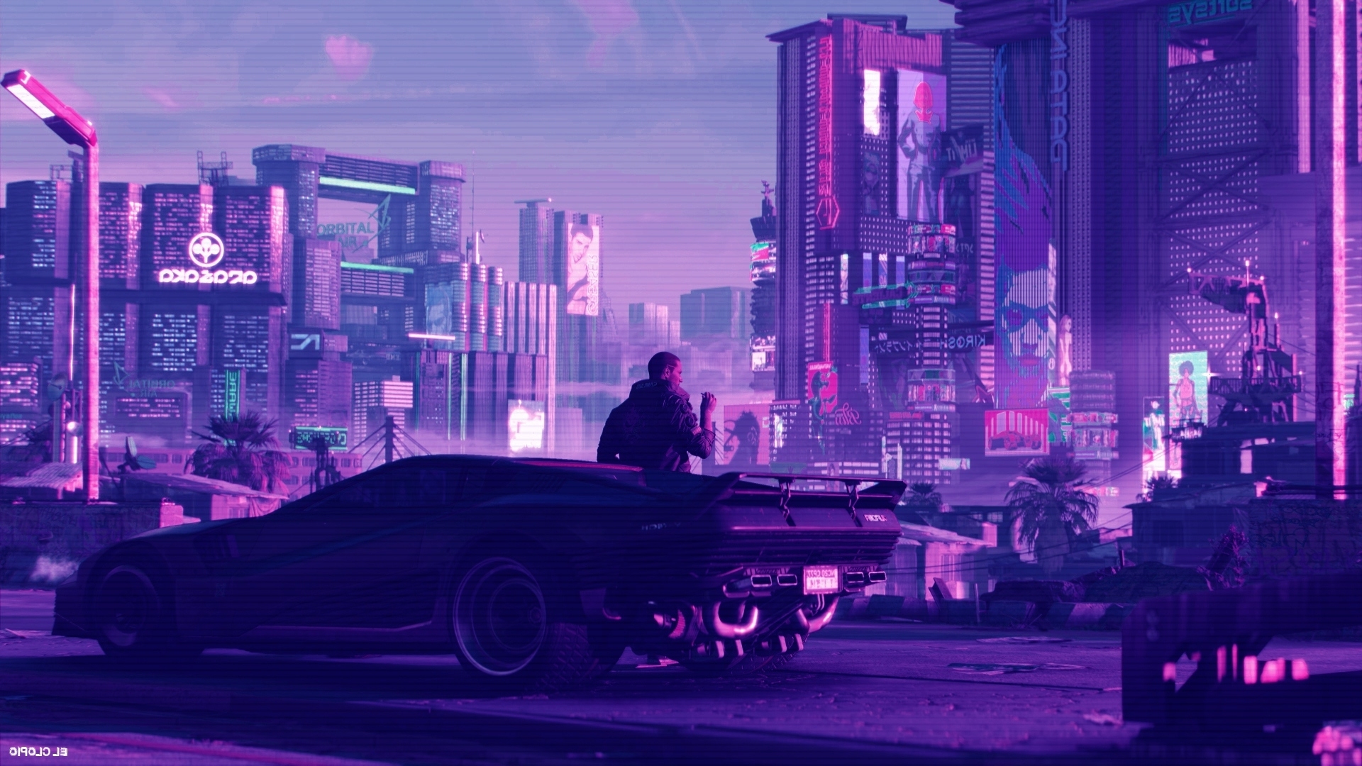Futuristic Night City Cyberpunk 2077 Live Wallpaper - MoeWalls