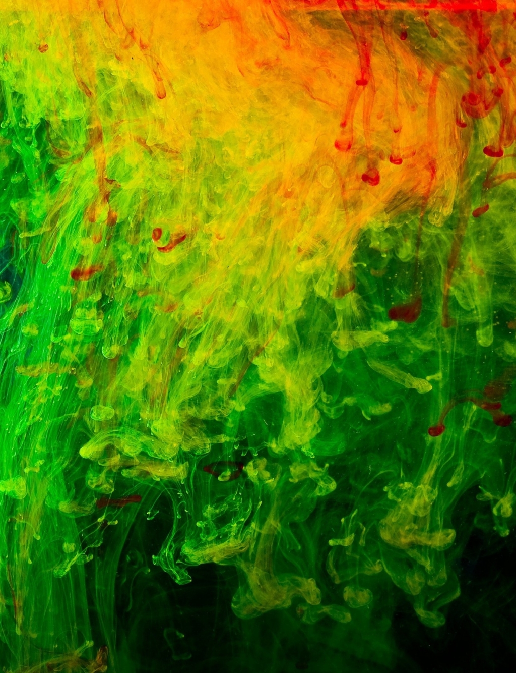 Wallpaper Color Mix, Abstraction, Green, Diffusion - Resolution ...